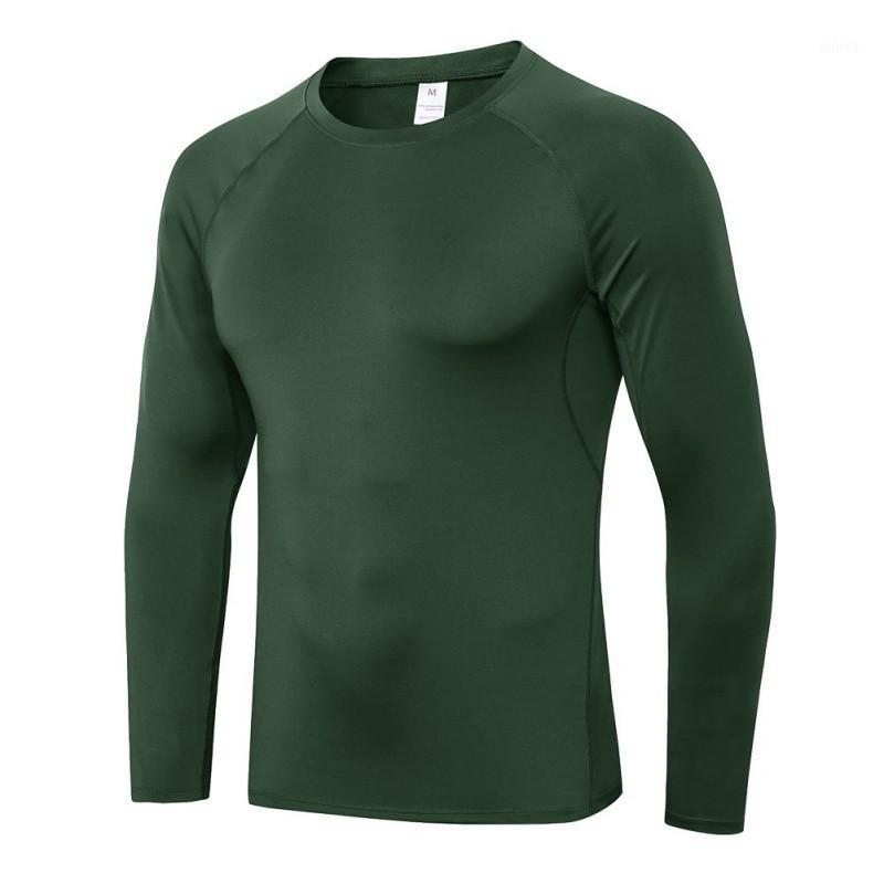 

Men' Fitness Long-sleeved Stretch Tight Sports Cycling Running Training Suit Quick-drying Breathable Sweat-wicking T-shirt Top1