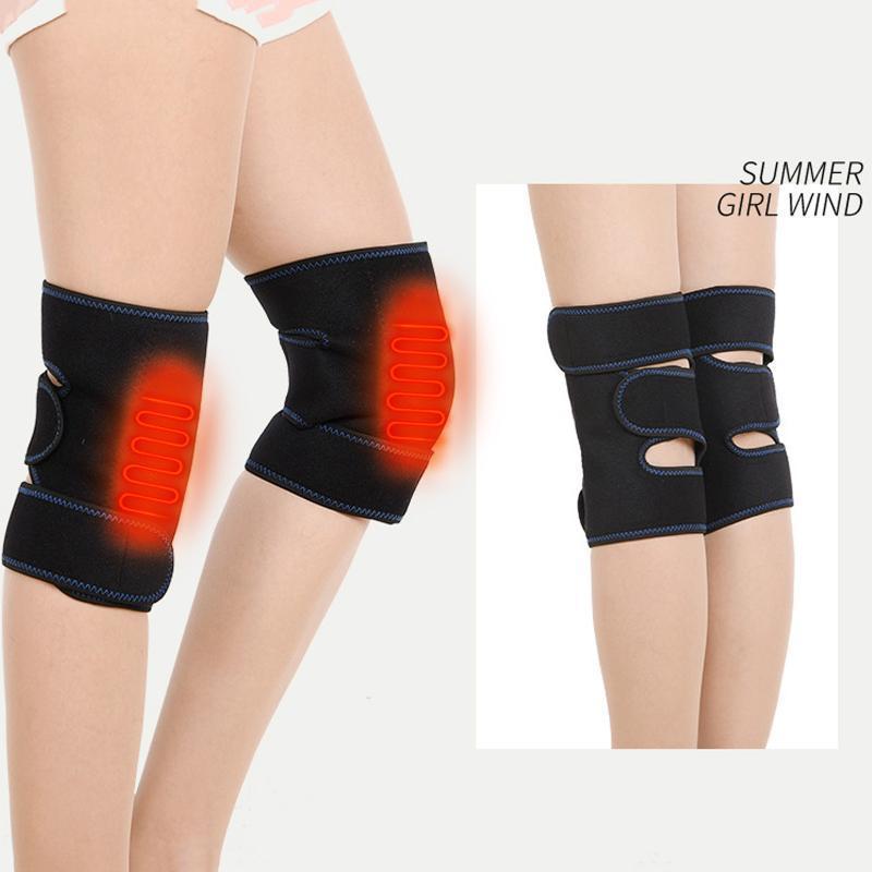 

1 Pair Tourmaline Self Heating Knee Pads Magnetic Therapy Kneepad Pain Relief Arthritis Brace Support Belt Knee Sleeves Pads1, As pic
