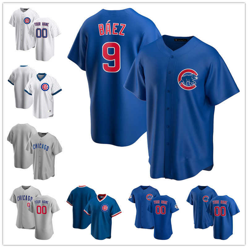 

Custom Jersey Chicago''Cubs''Mens women Youth 12 Kyle Schwarber 9 Javier Baez 17 Kris Bryant 44 Anthony Rizzo Baseball Jerseys, Blue;black