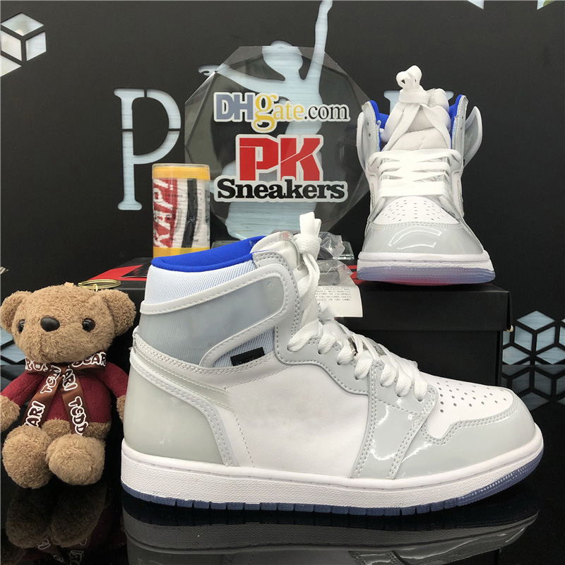 

Top Quality Tie Dye Smoke Grey Game Royal Chicago Jumpman 1 Basketball Shoes Twist Zoom Obsidian Fearless UNC Bio Hack Sport Sneakers, Gifts