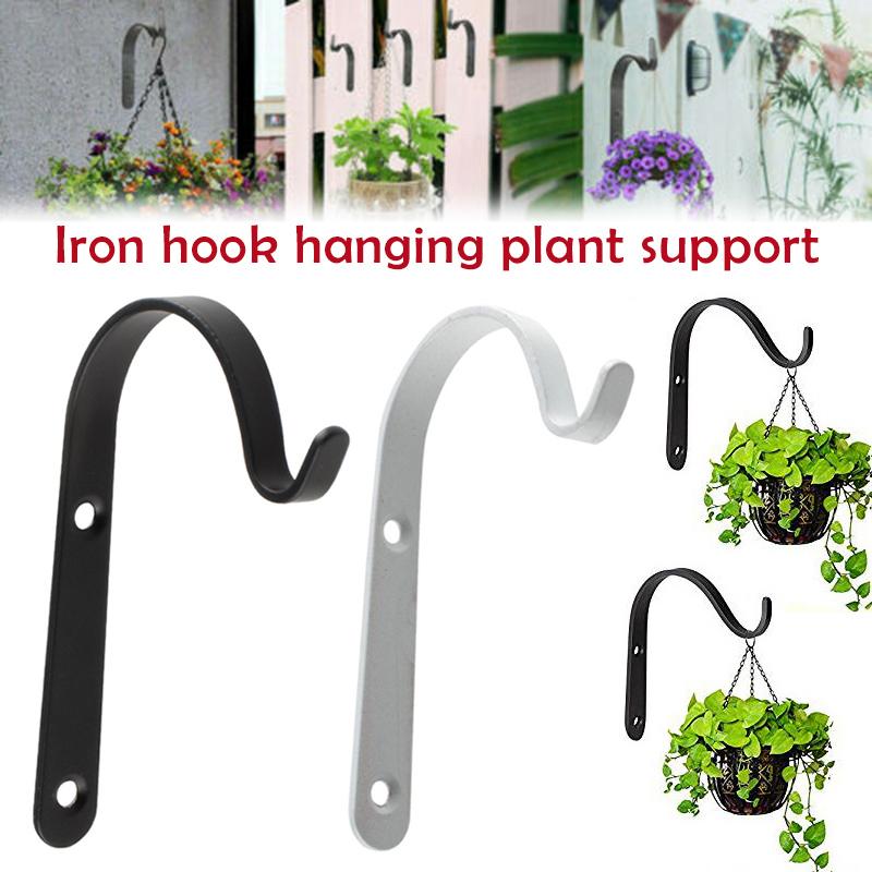 

Other Garden Supplies 1/4/10 Pcs Hanging Basket Brackets Metal Strong Outdoor Wall Hook Decoration L