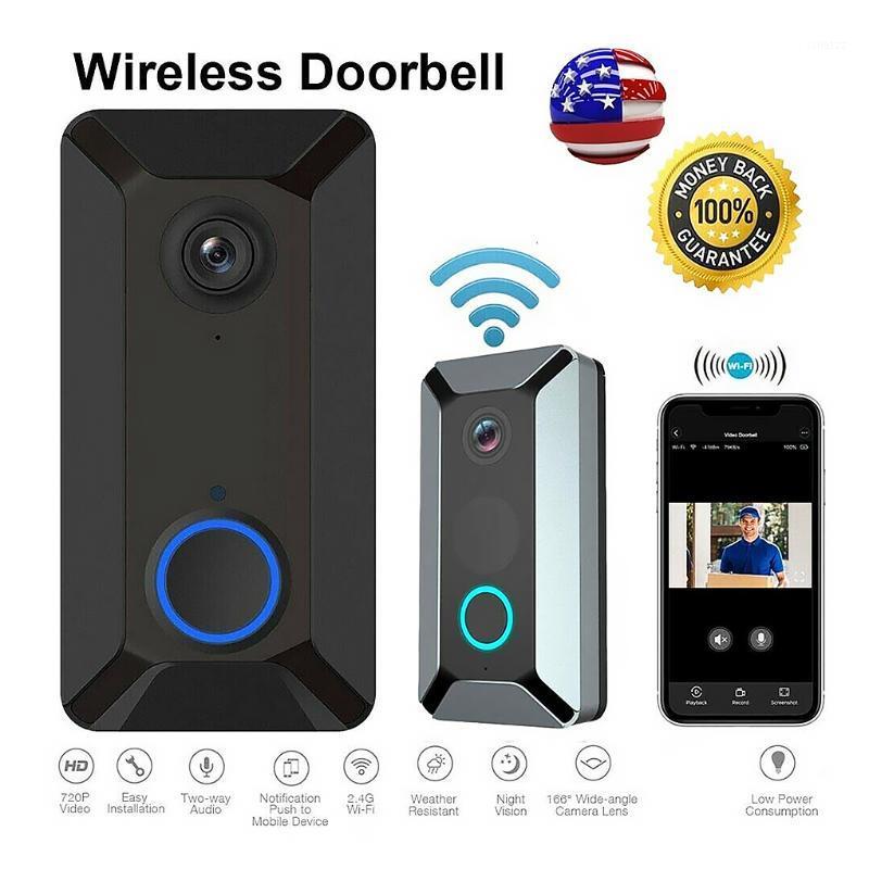 

Wireless Waterproof Doorbell 1 2 Button 1 2 3 Receiver 300M Remote Control 60 Chimes Door Bell Smart LED Door Ring1
