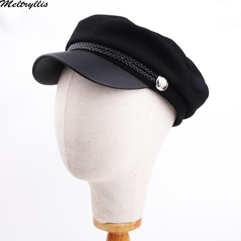 

Meltryllis]2020 Winter Hat For Women Cap Vintage Cotton Wool Beret Gorras Planas Snapback Caps Casual Ladies Headwear, Jm-03