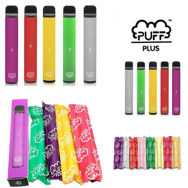 

Newest PUFF BAR PLUS 800+Puffs Disposable puff vape 550mAh Battery 3.2ml Pods Cartridges Pre-Filled e Cigs Limited Edition Vapor