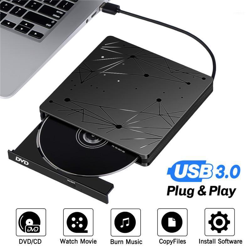 

External USB3.0 DVD RW CD Writer Slim Optical Drive Burner Reader Player Tray Type Portable For PC Laptop1