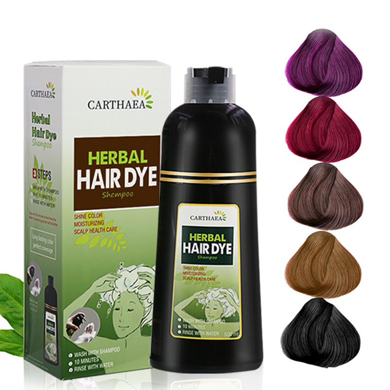 

Herbal Hair Dye Shampoo Natural Multi Color Hair Dye Fast Black Hair Dye