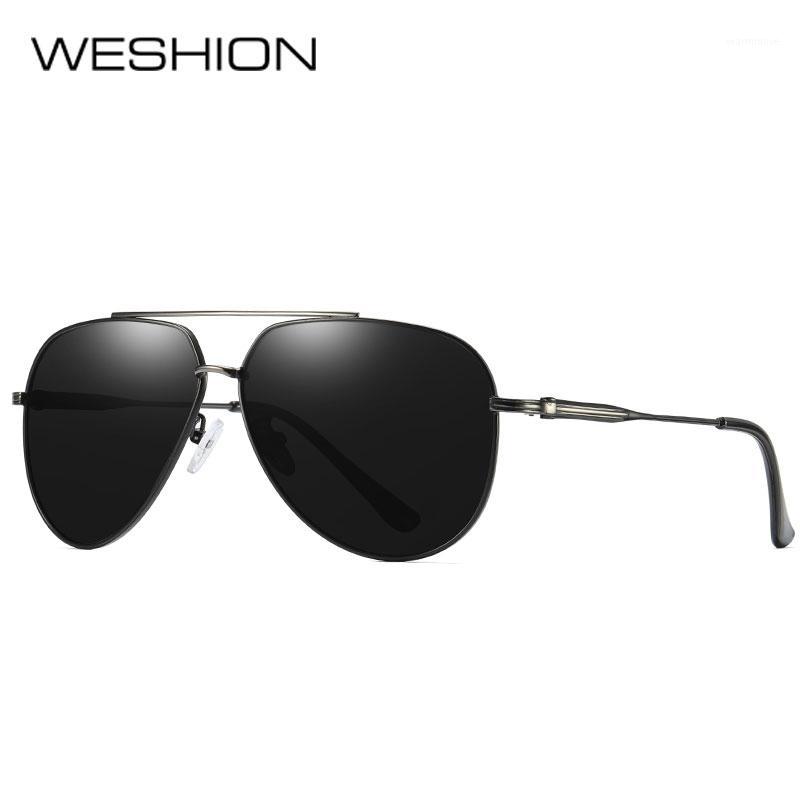 

High Quality Pilot Men Sunglasses Polarized Retro Oversized Glasses Men Driving Shades masculino With Case UV4001