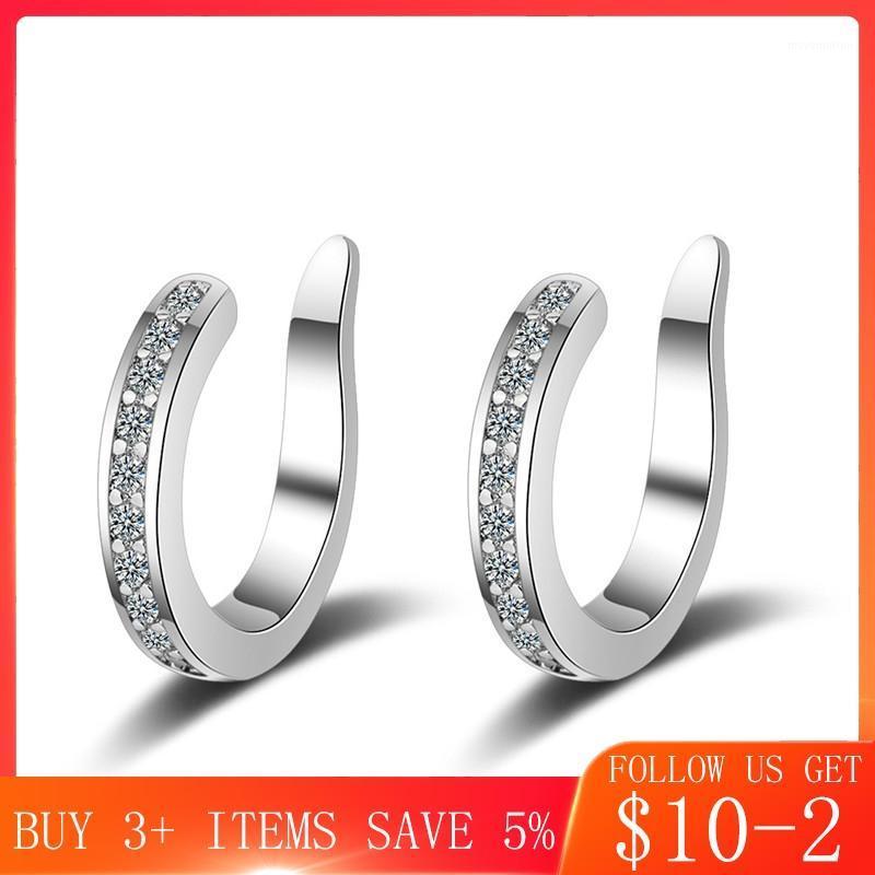

CodeMonkey Simple Openning Earrings Authentic 925 Sterling Silver Hoop Earring For Women Making Fashion Jewelry CME4291