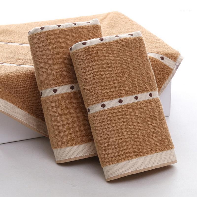

1PC 34*80cm Cotton Face Towel for Adults Coffee White Jacquard Rectangle Hotel Face Towel Beach Bathroom toalla microfibra1