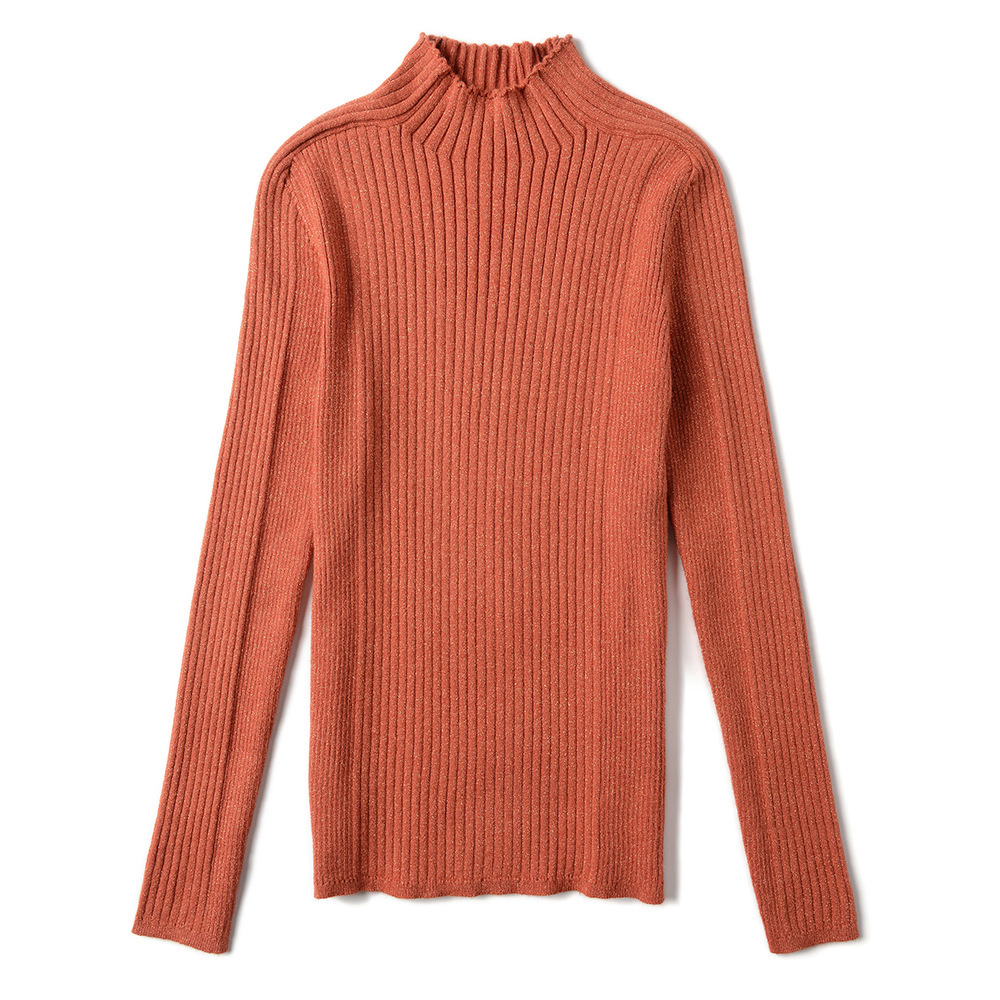 

2021 New Blingbling Pullover and Spring Autumn Shinny Basic Sweaters Women Korea Style Knit Top Femme Fu01, Green