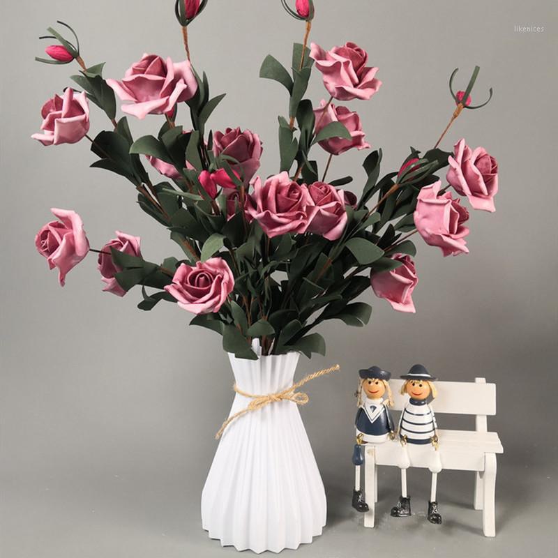 

European-style Vase Home Decoration Plastic Vase Wedding Hydroponic Plant Decoration Is Not Easy To Break Modern Art1