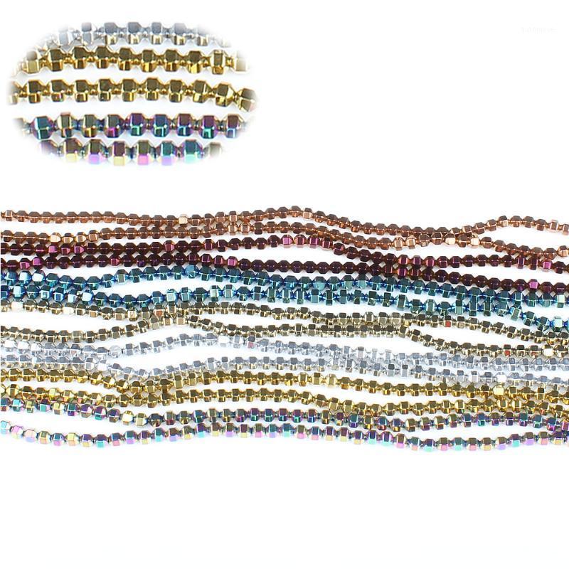 

Natural Stone 6x4mm 4x4mm Colorful Plating Hematite Beads Jewelry Making Handmade New DIY Necklace Bracelet Earrings Accessories1