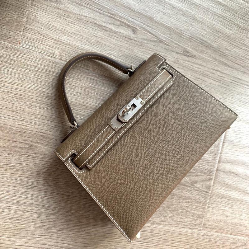 

2021 New Mini Handbag Womens Small Leather Kelly Bag Second Generation Mini Internet Celebrity Shoulder Crossbody Small Bag