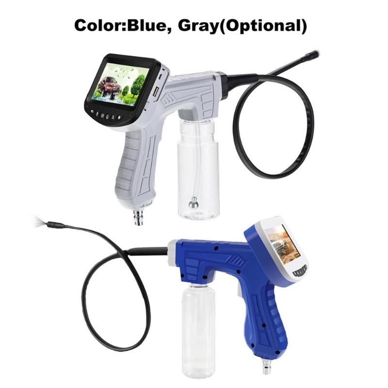 

Car Air Conditioner Cleaner 2MP HD Pipe Endoscope Cleaning Gun 4.3" LCD Display Visual Car Cleaning Pistol Washer Tool