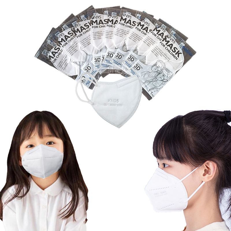 

KN95 Kid Masks mascarilla Protective disposable face masks manufacturer dustproof 5 plys mouth masks For Kid Children