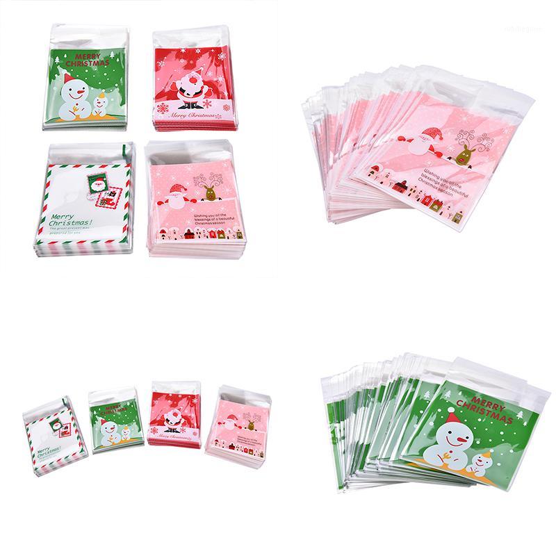 

100xSelf-Adhesive-Cookie-Candy-Package-Gift-Bags-Cellophane-Birthday-Christmas1