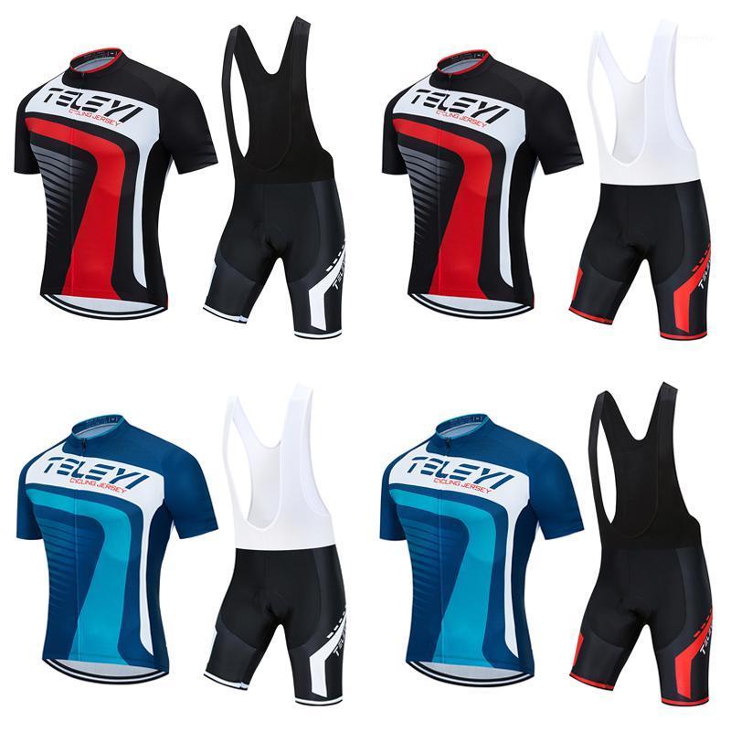 

Pro cycling jersey men's summer short set 2020 road bike clothing Sport team suit Male bicycle clothes MTB cyclist uniform kit1, Color 4