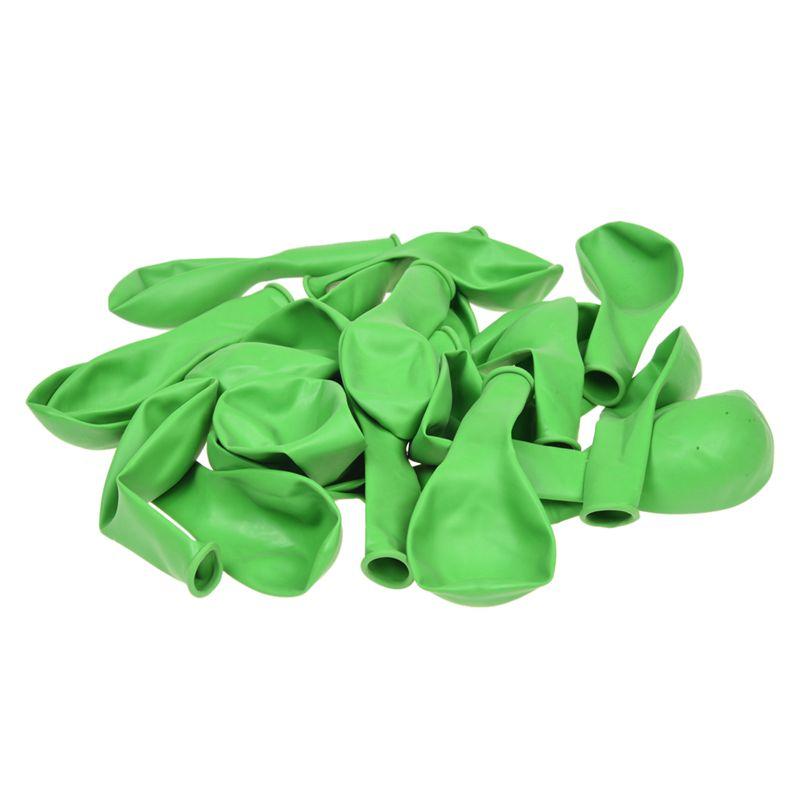 

25 x 10 inch Latex Leaf Green Wedding Balloons