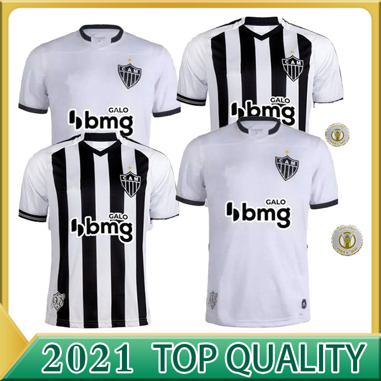 

Atlético 2020 2021 Atletico Mineiro Soccer Jerseys kit 20 21 J.Alonso Rómulo Otero Keno Marrony Marquinhos camisetas Football Shirt, Home patch 1
