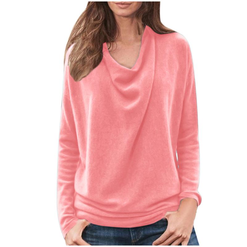 

38# Women Blouse Plus Size Casual Loose Long Sleeve Irregular Pullover Plus Size Womens Tops And Blouses Elegent Ladies Tops, Green