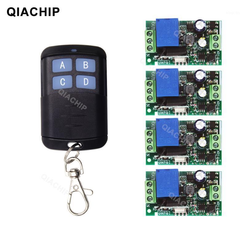 

QIACHIP Transmitter 433.92Mhz universal Wireless Remote Control Switch AC 110V 220V 1CH Relay Receiver For Lamp Garage Door1