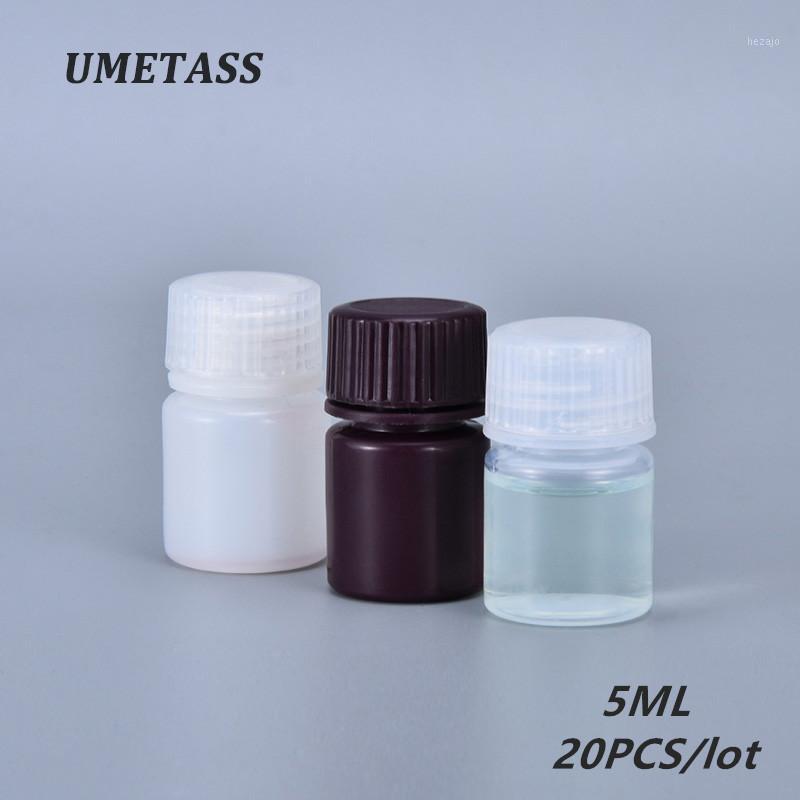 

5ML empty mini plastic PP cosmetic sample bottle cream eye gel container wide neck Refillable bottles 20PCS/lot1