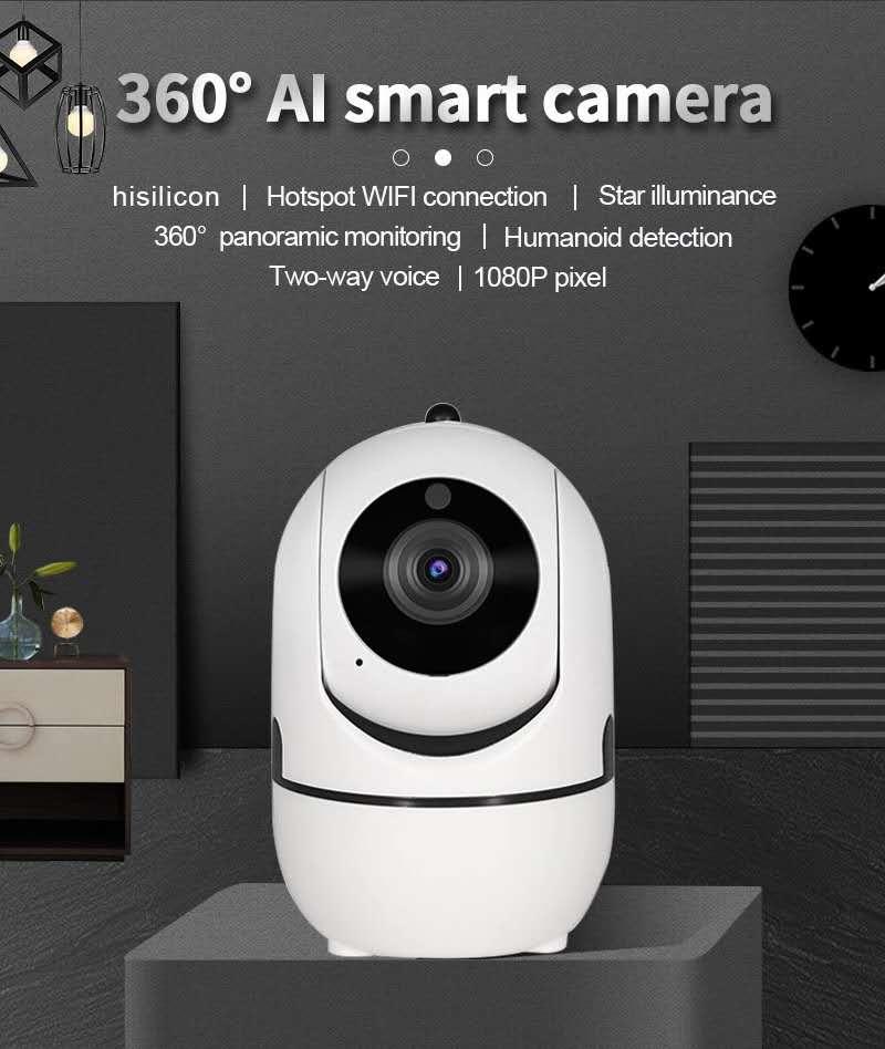 

2MP 1080P 360 Degree Wireless PTZ IP Dome Camera AI Humanoid Intercom Baby Monitor Home Security Alarm CCTV Camera