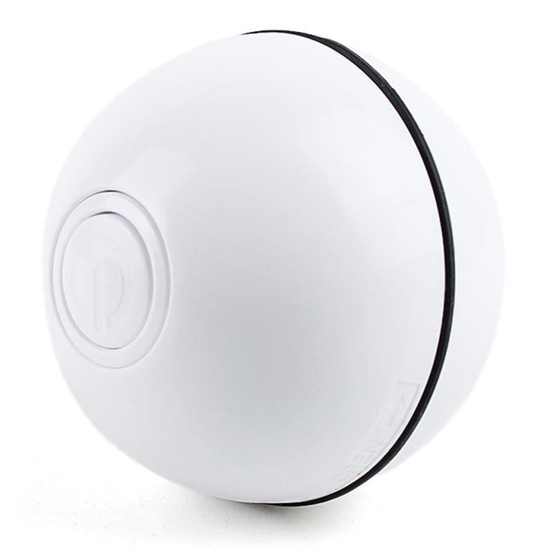

Best Smart Interactive Cat Play and Toys Ball,Usb Rechargeable Motion Activated Automatic Rotating Electronic Pet Toy-White