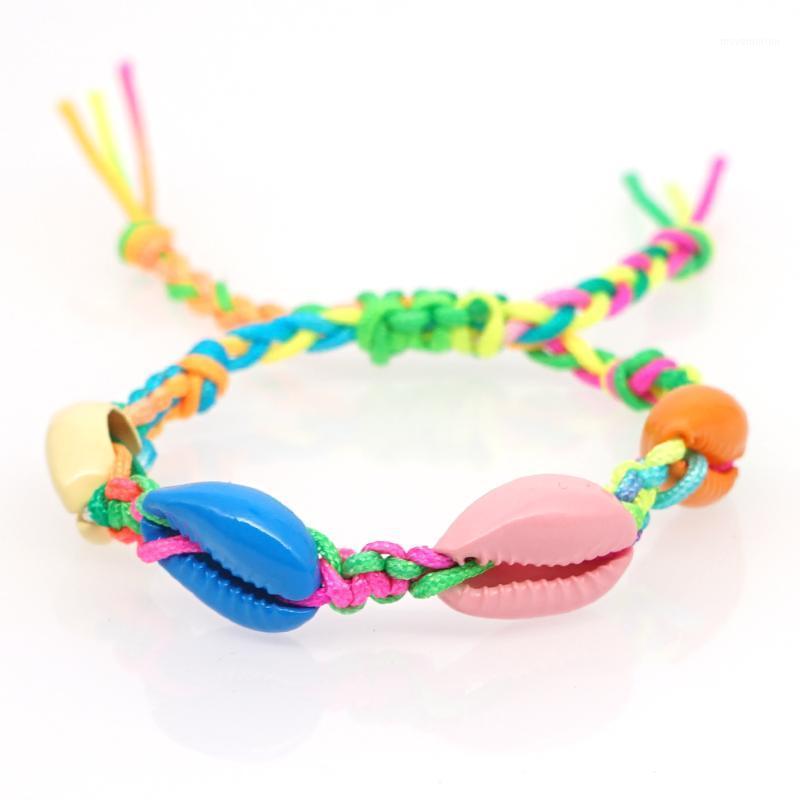 

Shinus Sea Shell Bracelet For Women Friendship Bracelets 2020 Jewelry Muticolor Braid Rope Summer Beach Natural Fashion Puseras1