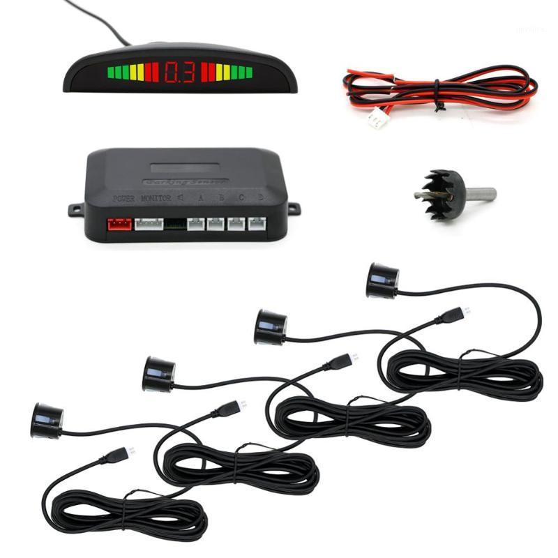 

Bosion Car Auto Parktronic LED Parking Sensor with 4 Sensors Reverse Backup Car Parking Radar Monitor Detector System Display1