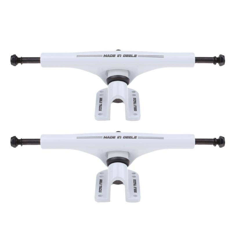 

2pcs Universal Longboard Skateboard 7.25'' Lightweight Aluminum Alloy Trucks, Black