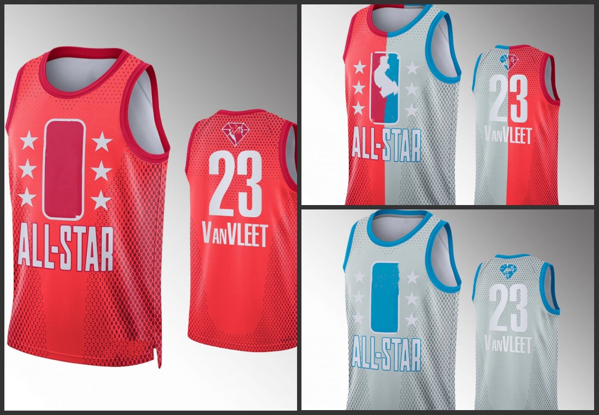 

Toronto Raptors''Men Fred VanVleet 2022 All-Star Split Limited Maroon Gray Jersey, Black