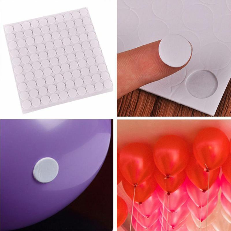 

200pcs points Balloon Attachment Glue Dot Ceiling Home Decor Wall Stickers Christmas Birthday Party Wedding Supplies