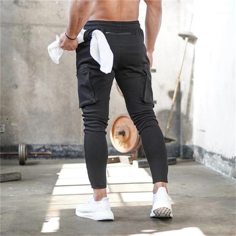 

High Quality Sport Pants Men Black Sweatpants Jogging Running Pants GYM Trousers Fitness Bottom Joggers Cargo Trackpants1, 2 green