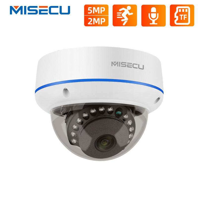 

Misecu 2MP/5MP POE IP Camera Indoor Dome Camera Vandalproof Audio Record Security Surveillance CCTV Vedio Onvif H.265