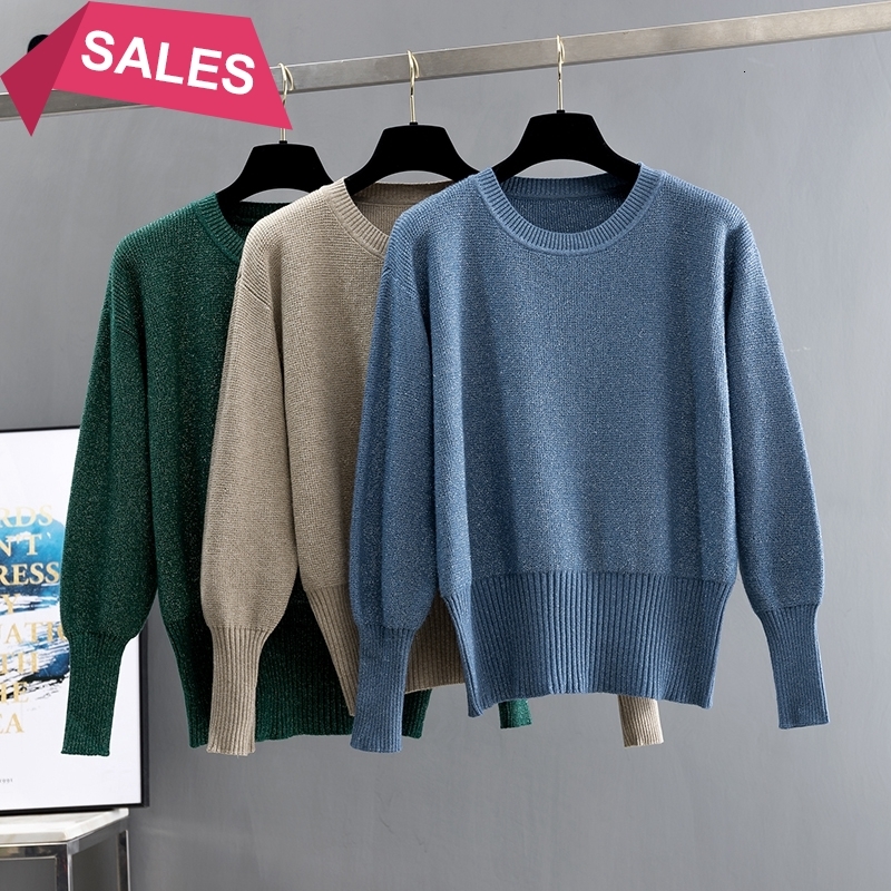 

2021 New Autumn Winter Women Pullover Oversize Knitted Jumper Top Warm Casual Female Sweater W7o5, Grey