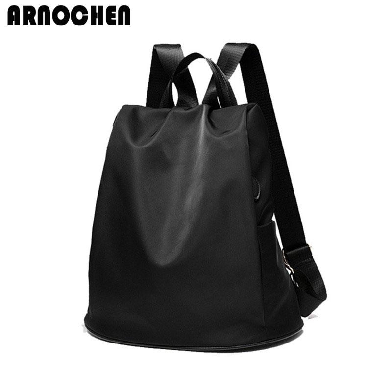 

Fashion Waterproof Backpack Women Causal School Bags For Teenagers Female Backpack Travelling Bag 2021 New Bagpack WYQ053, Black
