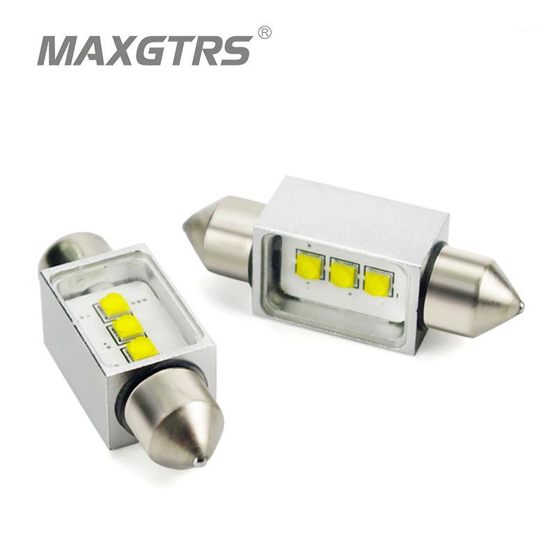 

2x Car Festoon C5W 3 Led Cree Chip 15W Bulb 12V Canbus Error Free Lamp Interior Dome Reading Lights Super White 31/36/39/41mm1, As pic