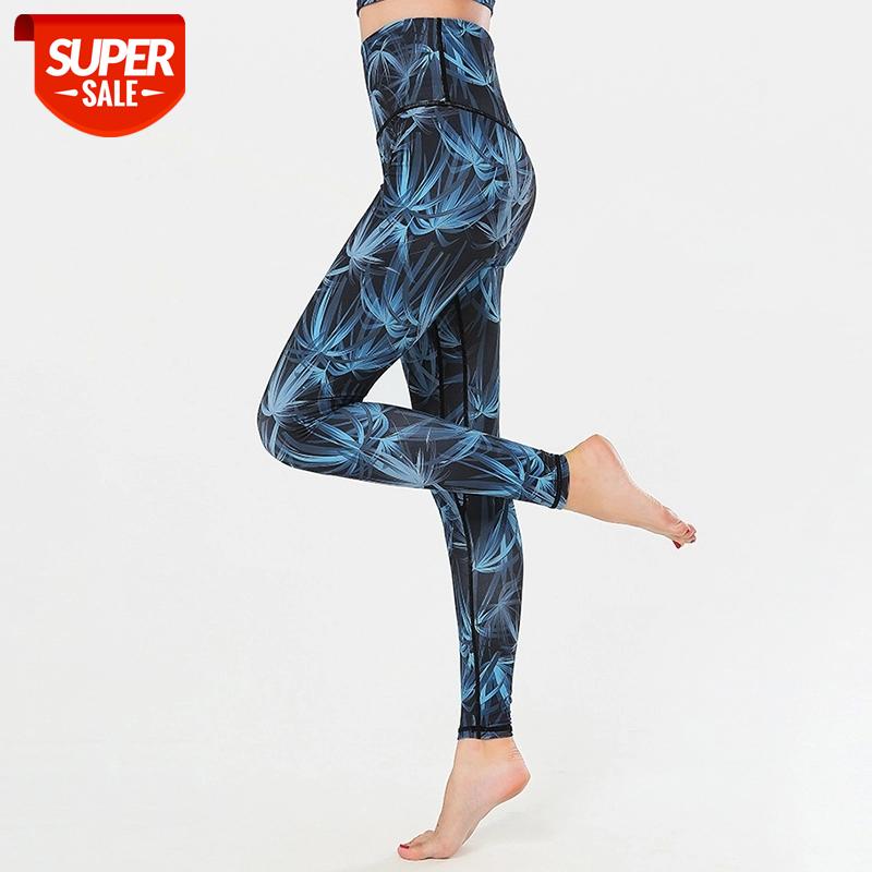 

NORMOV Casual Leggings For Women Flower Print Patchwork Push Up Ankle Length Polyester Leggins Workout High Waist Female Leggins #UK5K, Black;white