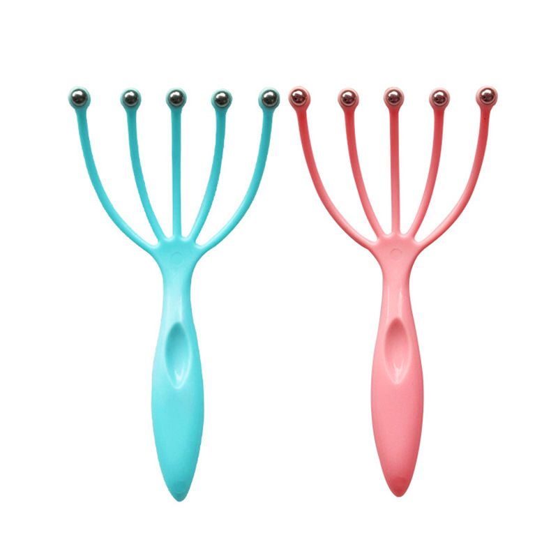 

Scalp massager Steel Ball head Massage Relaxation Five Finger Massager for head