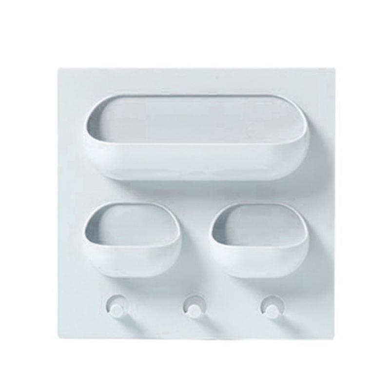 

Strong Adhesive Storage Shelf Kitchen Bathroom Hanging Storage Rack