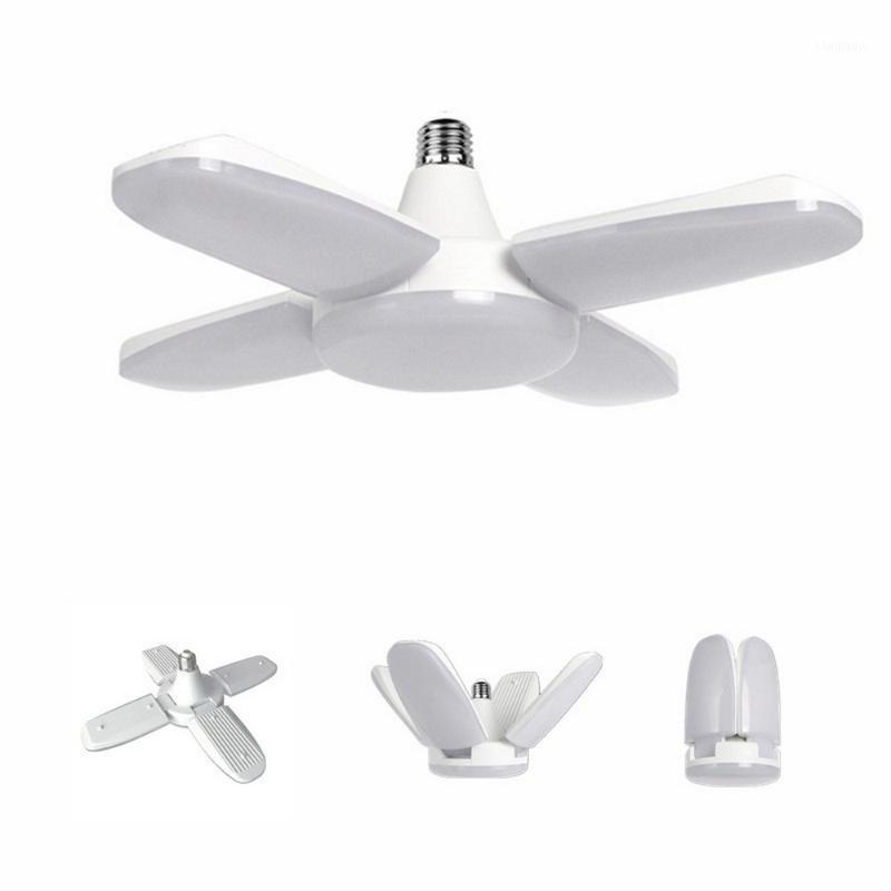 

E27 LED Garage Light Foldable Super Bright Bulb 6500K LED Ceiling Lamp 4 Adjustable Fan Blades Home Energy Saving Lighting Tools1