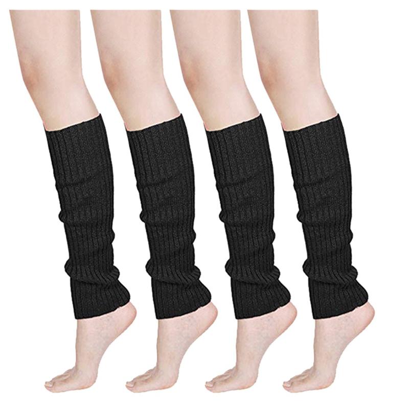 

Lady Women Solid Candy Color Knit Winter Boot Knee High Boot Stockings Warmer Knit Leg Party Stockings calcetines, 16