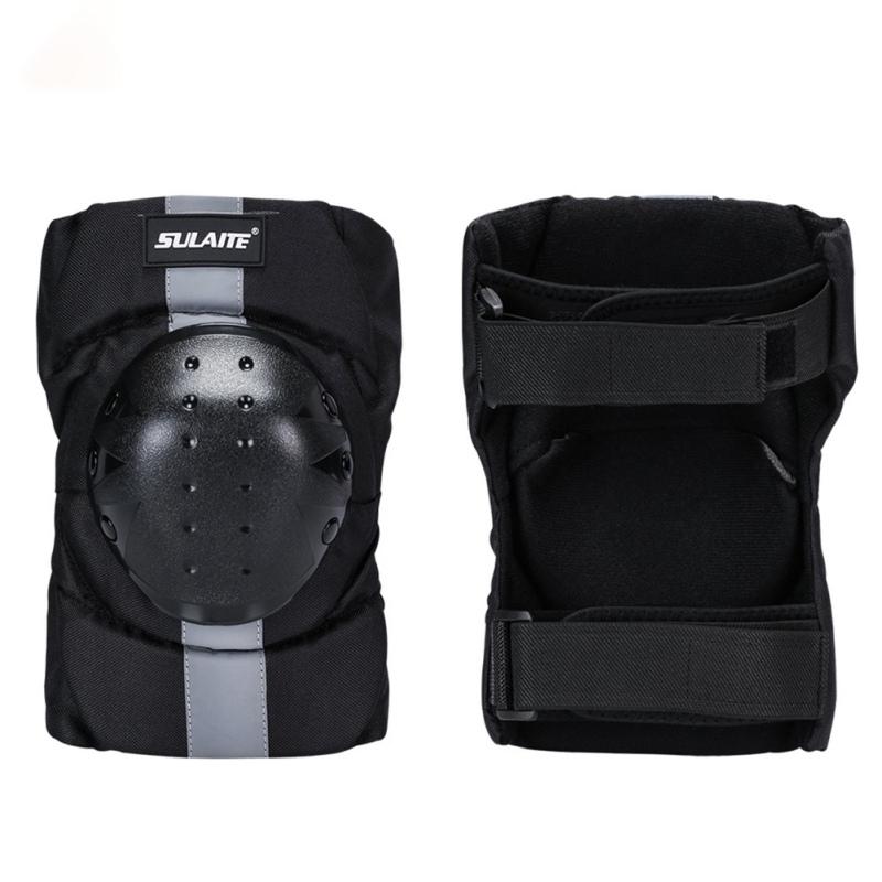

2pcs/set Knee Sleeve Pad Breathable Adjustable EVA PE Shell Leg Protective Guard Protector Outdoor Cycling Roller Skating, Qj2806b