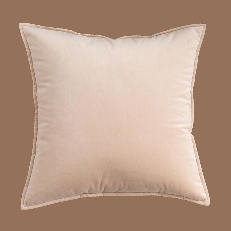 

Home Decor Cushion Cover Velvet Solid Color Pillow Case Nordic Living Pillows Decorative Pillow Sofa Room For Covers Bedroom, 18