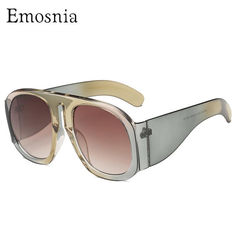 

New Oversized Round Sunglasses for Women 2021 Fashion Personality Big Frame Sun Glasses Gradient Unisex Eyewear UV400 Gift
