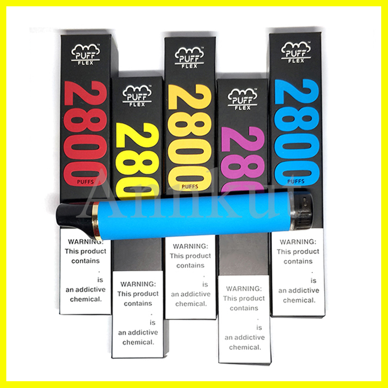 

Puff Flex vape,2800 puffs disposable pods device kits Puff Bar flex 1500mah battery pre-filled 10ml Electronic Cigarettes XS Flow XXL Plus