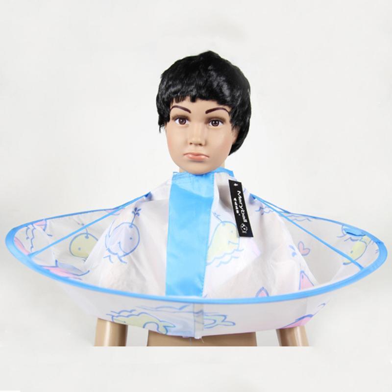 

Children Kids Hair Cutting Cape Gown Salon Children Kids Hair-cutting Cloak Cape Gown Salon Hairdresser Haircut Folding#351, Blue