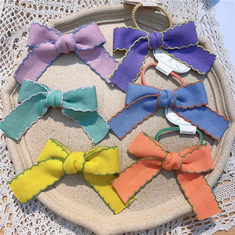 

Children's Butterfly Elastic Hair Bands Candy Color Hair Ring Rope Toddlers Kid Accessories Children Styling Tool1, 04