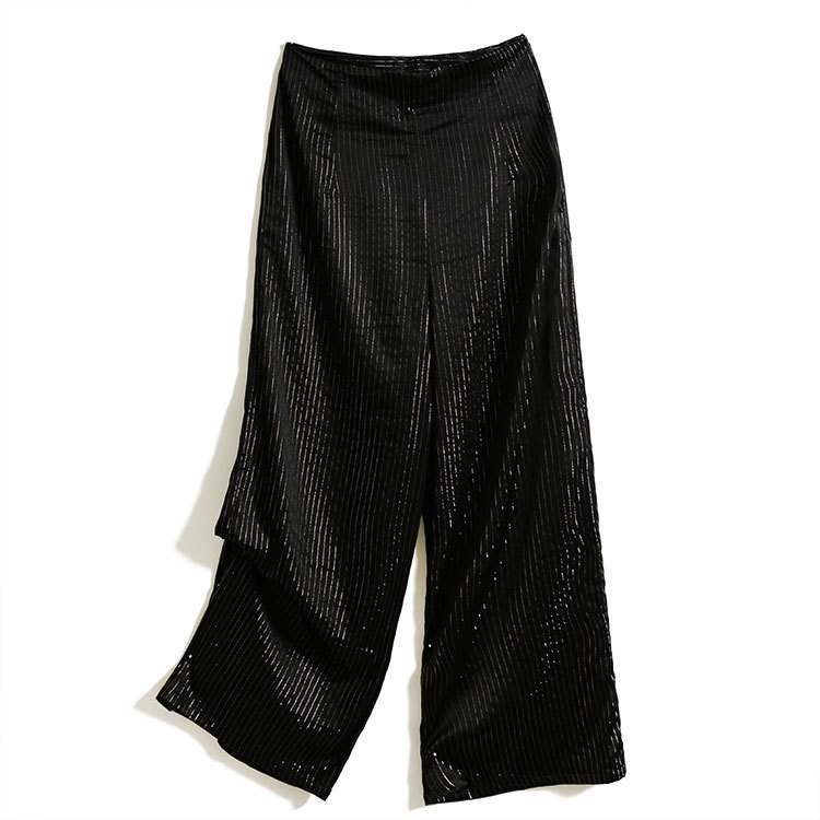 

2020 Wind New Silky Silks and Satin Slacks Long Legs of the Cultivating Pants H0127 Nhaf, See chart